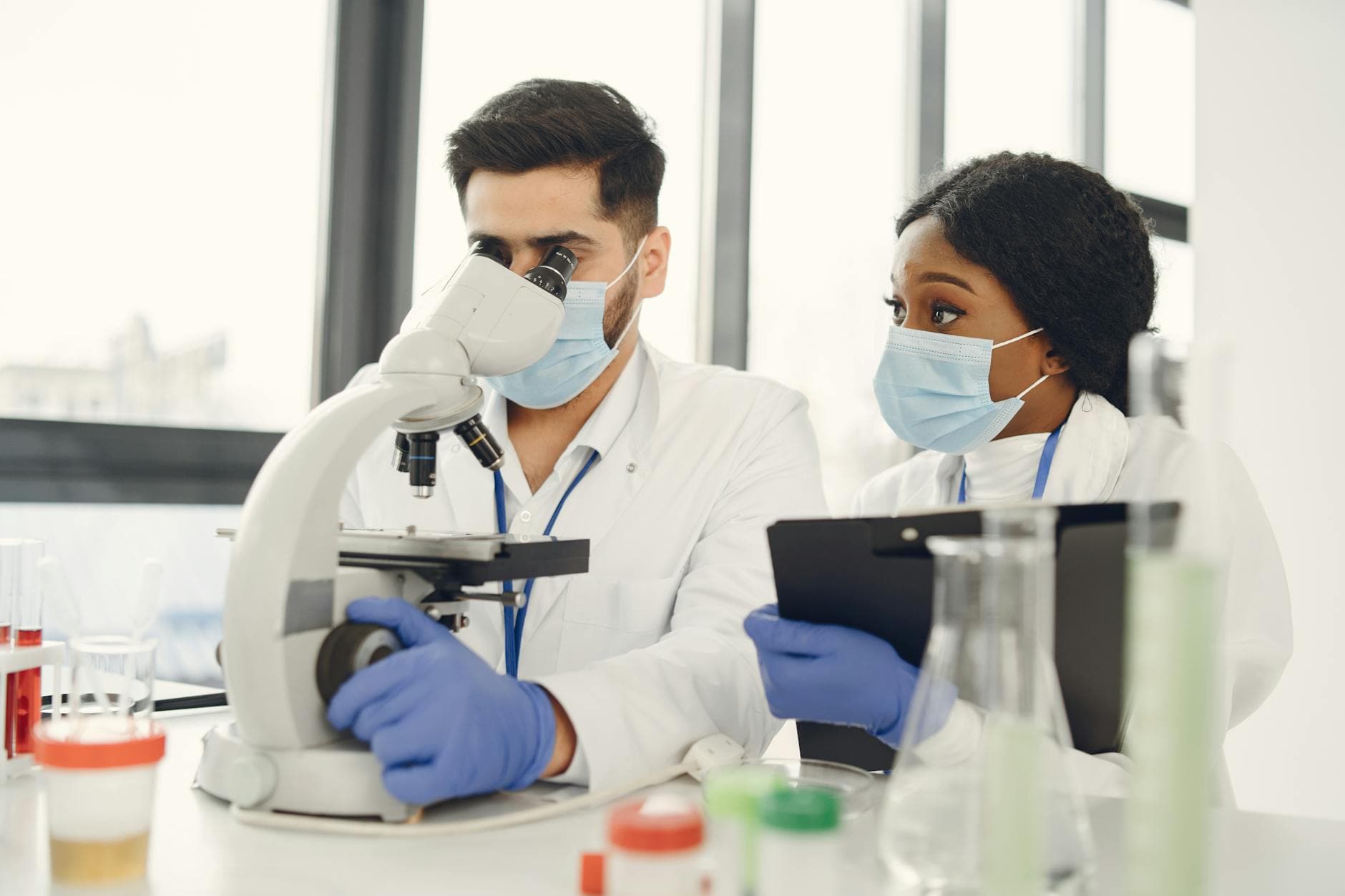 Clinical development professionals at work